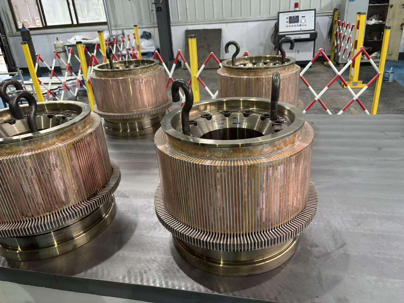 YJ151A1谐波励磁同步发电机800/1000kW 490/700V 130t防爆IE4高效并励